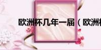 歐洲杯幾年一屆(歐洲杯多久一次)
