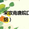 宋攻南唐皖口之戰（關于宋攻南唐皖口之戰介紹）