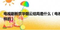 電視劇新京華煙云結局是什么(電視劇新京華煙云結局是怎樣的)