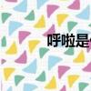 呼啦是什么意思（呼啦的解釋）