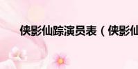 俠影仙蹤演員表(俠影仙蹤劇情簡介)