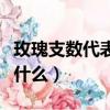 玫瑰支數代表的含義（玫瑰支數代表的寓意是什么）