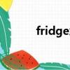 fridge怎么讀（fridge的讀法）