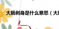 大腸刺身是什么意思(大腸刺身的意思)