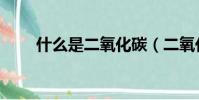 什么是二氧化碳(二氧化碳的解釋)