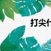 打尖什么意思（打尖的意思）