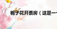 梔子花開票房(這是一個什么故事)