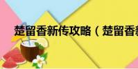 楚留香新傳攻略(楚留香新傳攻略簡述)