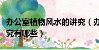 辦公室植物風水的講究(辦公室植物風水的講究有哪些)
