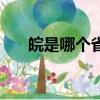 皖是哪個省的簡稱（給大家積累知識）