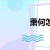 蕭何怎么死的（你了解了嗎）