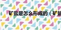 礦鹽是怎么形成的(礦鹽形成的方法)