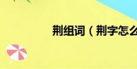 荊組詞(荊字怎么組詞)
