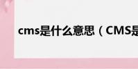 cms是什么意思(CMS是什么干嘛的)