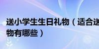 送小學生生日禮物(適合送給小學生的生日禮物有哪些)