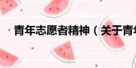 青年志愿者精神(關于青年志愿者精神)
