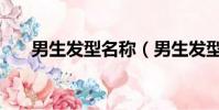 男生發型名稱(男生發型名稱有哪些)