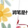 潤筆是什么的雅稱（潤筆的解釋）