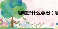 囁嚅是什么意思(囁嚅解釋)