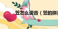 笠怎么讀音(笠的拼音是什么)