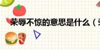 榮辱不驚的意思是什么(榮辱不驚造句)