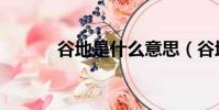 谷地是什么意思(谷地的含義)