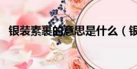 銀裝素裹的意思是什么(銀裝素裹的釋義)