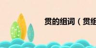 貫的組詞(貫組詞)