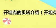 開坦克的貝塔介紹(開坦克的貝塔是什么)