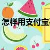 怎樣用支付寶買東西（如何用支付寶買東西）