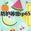 防護等級ip65什么意思（防護等級ip65意思）
