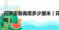 花灑安裝高度多少厘米(花灑安裝高度是多少呢)