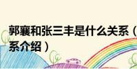 郭襄和張三豐是什么關系(郭襄和張三豐的關系介紹)