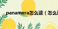 panamera怎么讀(怎么讀panamera)