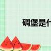 碉堡是什么意思（碉堡什么意思）
