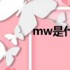 mw是什么單位（mw單位介紹）
