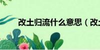 改土歸流什么意思(改土歸流介紹)