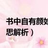 書中自有顏如玉的意思（書中自有顏如玉的意思解析）