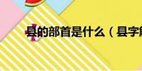 縣的部首是什么(縣字解釋及組詞)