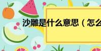 沙雕是什么意思(怎么理解沙雕)