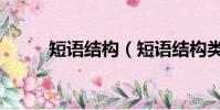 短語結構(短語結構類型有什么)