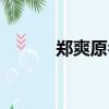 鄭爽原名叫什么（鄭爽的簡介）