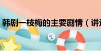韓劇一枝梅的主要劇情(講述的是什么故事)