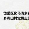 岱岳區化馬灣鄉彩山村黨員志愿服務隊（關于岱岳區化馬灣鄉彩山村黨員志愿服務隊簡介）