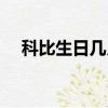 科比生日幾月幾日（科比個人簡介說明）