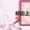 嶺邊上村（關于嶺邊上村簡介）