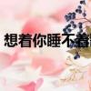 想著你睡不著歌詞（想著你睡不著整首歌詞）