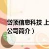 岱頂信息科技 上海有限公司（關于岱頂信息科技 上海有限公司簡介）
