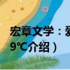 宏章文學：愛情99℃（關于宏章文學：愛情99℃介紹）
