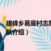 建峰鄉葛底村志愿者服務隊（關于建峰鄉葛底村志愿者服務隊介紹）